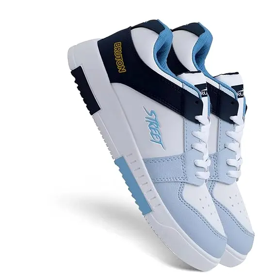 BRUTON Men's TARZEN-0340 Casual Sneaker Shoes with Synthetic Upper Lightweight Comfortable Mid Top Sneaker Shoes for Men's & Boy's                                Click on the link below and get a discount of Rs. 50.